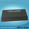 Schneller Fernsehfaser-Faser-Konverter 1000Mbps 1 Faser mit Ethernet-Konverter mit 8 Häfen Ethernet für IP-Kameras